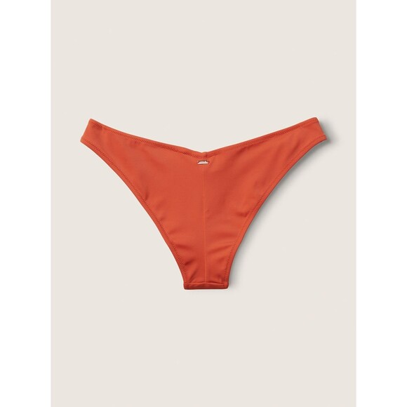 NWT PINK Victoria's Secret XL Amber Clay Bikini Push-up Top V Front Itsy Bottom - Picture 9 of 16